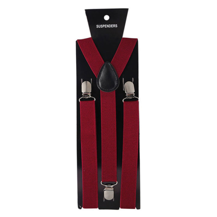 Adult%20Suspenders%20High%20Elastic%20Solid%20Color%20Mens%20Women%20Wedding%20Party%20Suit%20Skirt%20Braces%20Straps%20Shirt%20Dress%20Garment%20Clip%20on%20Pants%20-%20Image%203