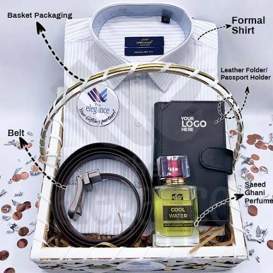 Customize Shirt Gift Box For Men| Anniversary Gift | Birthday Gift | Pack Of 3
