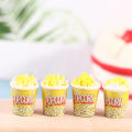 4PCS Miniature Dollhouse Popcorn Pretend Play Doll House Simulation Food. 
