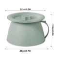 Chamber Pot 1.5L Portable Urine Potty With Lid And Handle Bedpans Potty for Wife Son Husband Friends Daughter Women Teens Family. 
