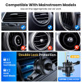 TOPK D42T Car Phone Mount , Extended Arm 3-Point Support Extendable Metal Hook Superior Stability Cell Phone Holder for Cars. 