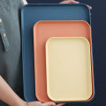 Plastic fast food trays bulk color cafeteria tray hotel restaurant rectangular serving platter. 