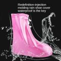 1 Pair Waterproof Shoe Cover Silicone Sport Rain Boot Cover with Layer Non-slip Material Wear-resistant Thick Shoes Cover Unisex. 