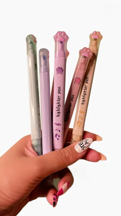 Paw%20Highlighter%20Set%20With%20Six%20Different%20Colours%20-%20Image%203