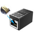 ✅2 side RJ45 female LAN cable connector length standard Glink GL-393 UTP coupler adapter LAN cable connector. 
