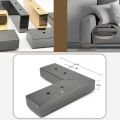 Furniture Legs Heavy Load Bearing Metal Cabinet L-Shape Feet Triangle Sofa Legs DIY Furniture Hardware Legs. 