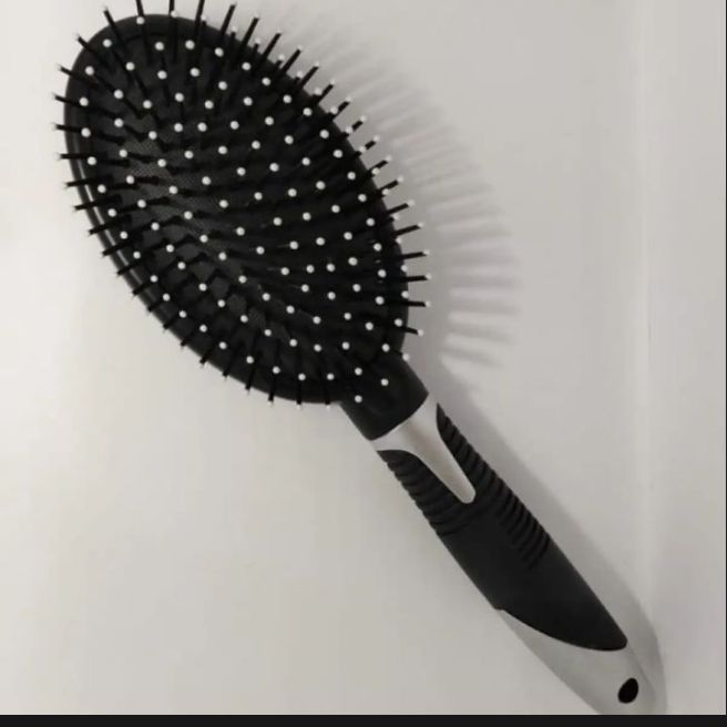 Hair Brush, Paddle Brush with Cushion Base, Soft Nylon Bristles With Ball Tipped, Daily Paddle Hair Brushes for Women, Men, Kids, Long, Short, Thick, Thin, Straight, Fine Hair