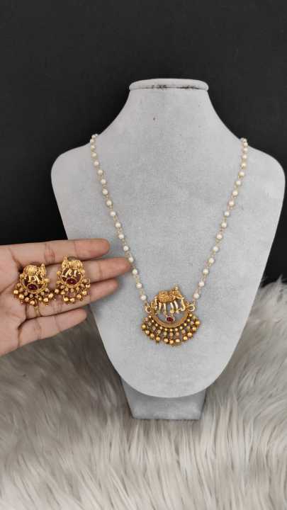 South Indian Exclusive Styles Gold plated necklaces for Women