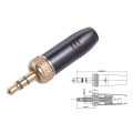 3.5mm Male Stereo Mini Jack Plug Headphone Audio Solder Connector Replacement Parts For Sennheiser Wireless Microphone Cable. 