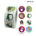 1 Roll of 500 reward stickers, morale stickers for scrapbooking, homework or children's star grid.. 