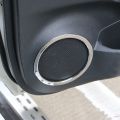 Car Door Radio Speaker Ring for Nissan X-Trail Xtrail T32 2014 - 2022 4Pcs ABS Stereo Cover Circle Sticker Accessories. 