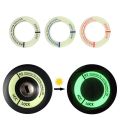Night Luminous Car Ignition Key Ring Stickers Auto Motorcycle 3D Decals Decoration Key Fluorescent Circle. 