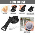 1/4/8PC Multi Suction Cup Heavy Duty Portable Adjustable Hook Car Suction Cup Kitchen Bathroom Outdoor Camping Tent Sucker. 