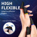 10/20 Pairs Finger Sleeve For PUBG Mobile Game Finger Cover Breathable Game Controller Touch Screen Luminous Gaming Thumb Gloves.