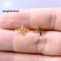 heartbeat earings for girl and women, Small, Heart Beat, EGC Stud Earrings, Hypoallergenic Love Token Gifts. 