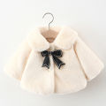 New Winter Jacket For Baby Girl Clothes Fashion Christmas Princess Cloak Autumn Warm Faux Fur Girls Coat 1-4 Years Kids Clothes. 