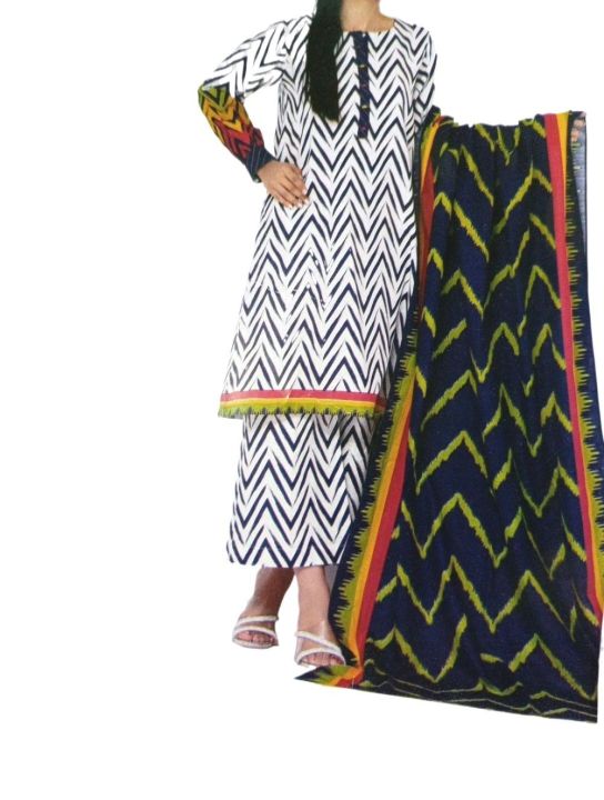 MIZAJ KHADAR SUIT 3 PIECE
