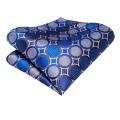 Hi-Tie Designer Blue White Dot Wedding Tie For Men Handky Cufflink Men Necktie Fashion Business Party Dropshipping.
