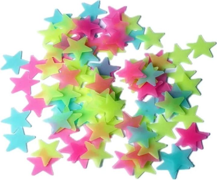 kids%20room%20decor%20Stars%20Luminous%20Fluorescent%20Plastic%20Wall%20Sticker%20for%20Kids%20Baby%20Room%20Bedroom%20Ceiling%20Home%20Decor%20-%20Image%203