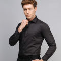Men Formal Shirt Long Sleeve Office Solid Color Fashion Business Pocket Social Office Blue White Shirts Men's Clothing S-5XL.