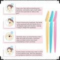 Achieve Perfectly Defined Brows! 9 pcs Original Zigzag Eyebrow Razor Set. 