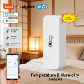 Tuya Smart WiFi/Zigbee Temperature Humidity Sensor APP Remote Monitor Indoor Hygrometer Thermometer Works with Alexa . 
