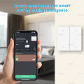 Smart ZigBee Scene Switch 4 Gang 12 Scene Switch Push Button Controller Battery Powered Automation Scenario for Zigbee Device. 