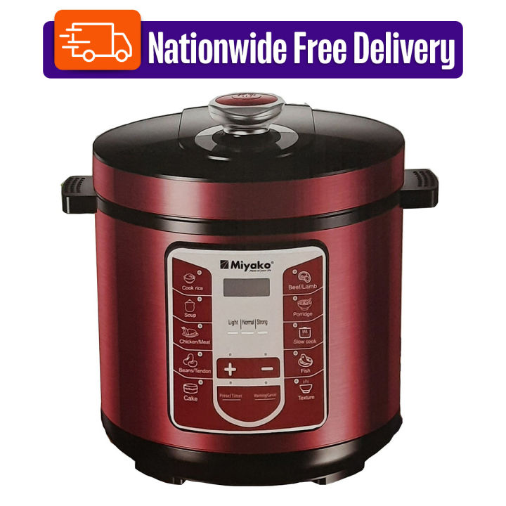 Miyako EPC-A612 Electric Pressure Cooker- 6Liters