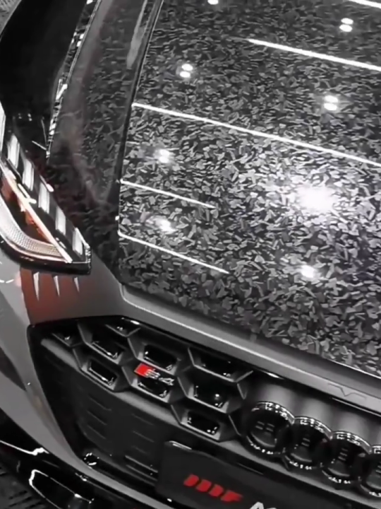 JFR AUTO'S 30x60cm High Gloss Forged Carbon Fiber Vinyl Wrap - Black, Silvery & Red - Air Bubble Free Car Body Films & Decals