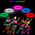 1/2/3/4/5M LED EL Wire Light Strip Battery Neon Glowing String Lights DIY Rope Tube Halloween Blacklight Multicolor Party Decor. 
