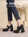 Retro Mary Jane Shoes Square Toe Japanese Style Jk Small Leather Shoes Women's High Heels Chunky Heel Single Strap Lolita Shoes. 
