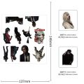 60/120Pcs Cool Resident Evil Stickers DIY Stickers Scrapbooking Phone Luggage Skateboard Waterproof Decals. 