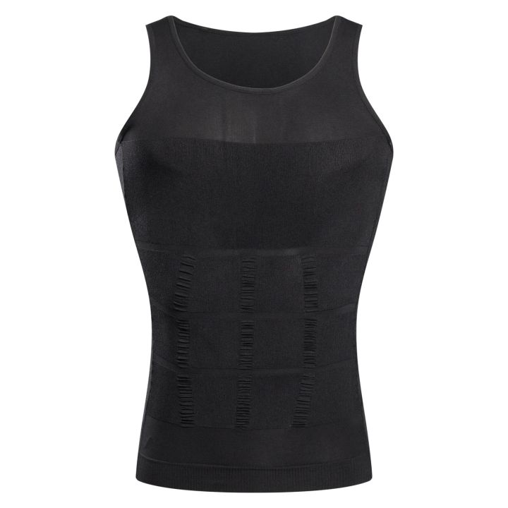 YBFDO%20Men%20Body%20Shaper%20Slimming%20Compression%20Vest%20Undershirt%20Seamless%20Waist%20Trainer%20Tank%20Top%20Belly%20Control%20Weight%20Loss%20Shapewear%20-%20Image%207