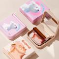 Traceless Soft Brush Puff Set, Ultra-thin Portable with Built-in Puff Mirror, Flawless Base Makeup Brush. 