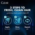 Clear Men's Anti-Dandruff Hair Fall Defence 2 in 1 Shampoo and Conditioner with Coffee Beans, 400 ml. 