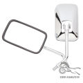 10MM 360 Degrees Adjustment 10MM Chrome Motorcycle Rear View Mirrors ATV Side Mirrors For Dirt Bike Scooter Moped Tricycle Quads. 