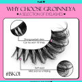 GROINNEYA Lashes 5/7 Pairs Wispy Mink Lashes Invisible Band Eyeashes Look Like Extensions Strip Lashes Natural Look Soft Fluffy. 