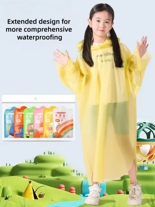 Children's%20Disposable%20Portable%20Raincoat%20for%20Outdoor%20School%20Travel%20convenient%20Rainwear%20for%20Easy%20Carry%20-%20Image%202