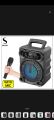 🔥 Sixonic GTS-1638 Wireless Bluetooth Speaker with Mic 🎤 | 4" Bass Boost Sound | Rechargeable | LED Light | Portable Loud Speaker for Outdoor & Indoor Use 🔊. 