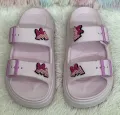 New Soft EVA Rubber Lightweight & Comfortable Buckle Sandals with Cute Charms for Girls & Womens Slippers.