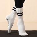 New High Quality Bandage Yoga Socks Anti-Slip Quick-Dry Damping Pilates Ballet Socks Good Grip For Women Cotton Fitness Socks. 