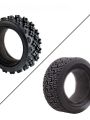 4Pcs 70mm RC Off-Road Tires for 1/10 Buggy | High Grip Rubber Wheels | Fit Tamiya TT01 TT02 XV01 LC Racing HSP HPI. 