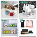 Kitchen Storage Iron Inside Cabinet Rack In Black, Multi-purpose Space Saving Home and Kitchen Accessories Organizers Shelf. 