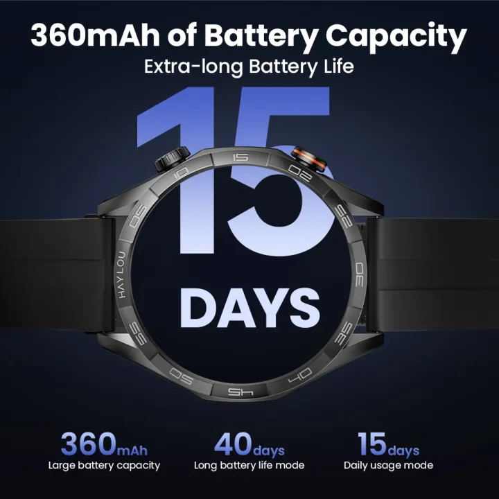 HAYLOU%20Solar%205%20Voice%20Calling%20Smartwatch%201.58''%20AMOLED%20Display%2060Hz%20Smart%20Watch%2024H%20Health%20Monitoring%20Sports%20Smartwatch%20for%20Men%20-%20Image%206