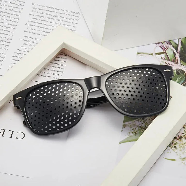 1/2/3pcs%20Anti%20Myopia%20Astigmatism%20Glasses%20With%20Perforated%20Vision%20Fatigue%20Pinhole%20Glasses%20For%20Male%20And%20Female%20Vision%20Improvement%20-%20Image%202