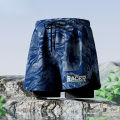 Mens Style Swimming Trunks for Adults Double layer Quick Drying Beach Pants Antiembarrassing Hot Spring Casual Shorts for Summer.