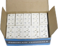 PNC Taoist 3 channel fire resistant tile cable 32A 500V size 27*48*22mm Model 30a-3 Taoist ceramic for use in lamps or other. 