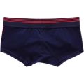 【Direct-sales】 Men's flat leg underwear, high elasticity, raised, solid color low waist slim fit. 