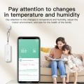 Tuya Smart Home WiFi Temperature Humidity Sensor Waterproof Thermometer Smart Life Remote Control Support  Assistant Alexa. 