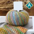 50G/Ball Color Cotton Wool Crochet Yarn Soft Eco Friendly Knitting Yarn DIY Handmade Baby Scarf Sweater Weaving Knitting Thread. 